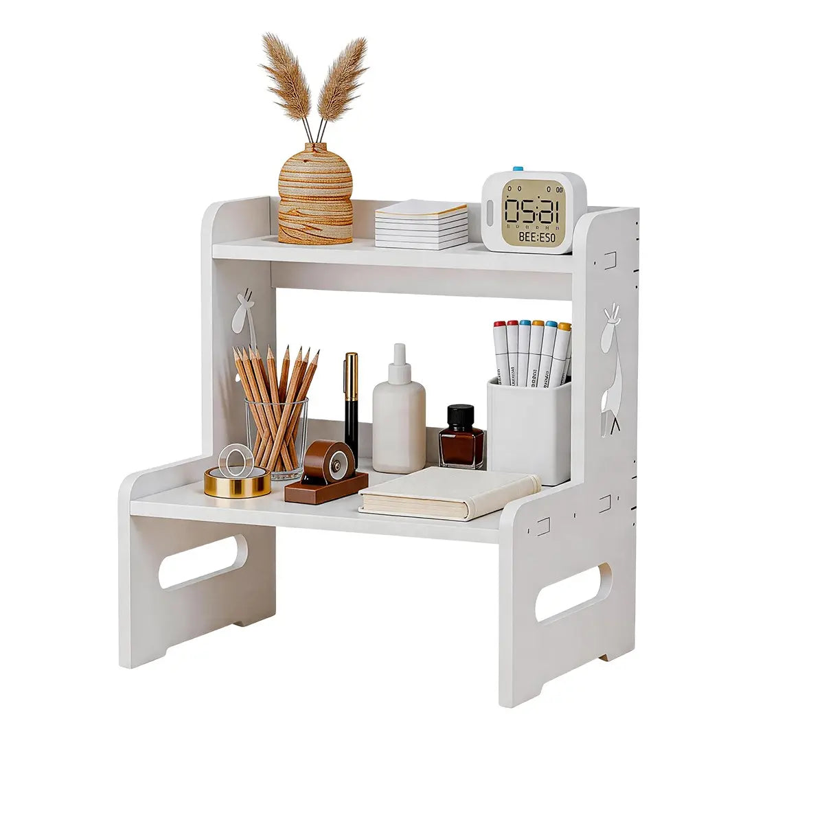 Desk Storage Shelf, Multi-Tier Organizer