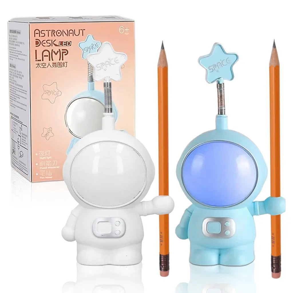 Eliberu Totalsells “Astronaut” LED Desk Lamp, Reading Light for Books, White