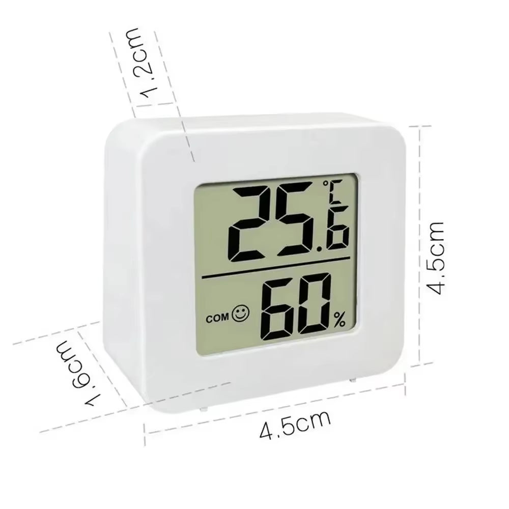LCD Desktop Alarm Clock Transparent Calendar Weather and Digital Temperature and Humidity Display 