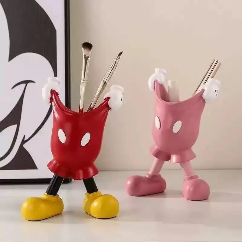Desk organizer, beauty accessory holder, multifunctional pencil holder, non-slip base