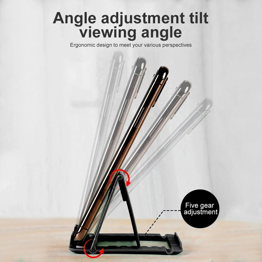 Folding phone and tablet stand 
