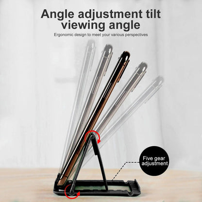 Folding phone and tablet stand 