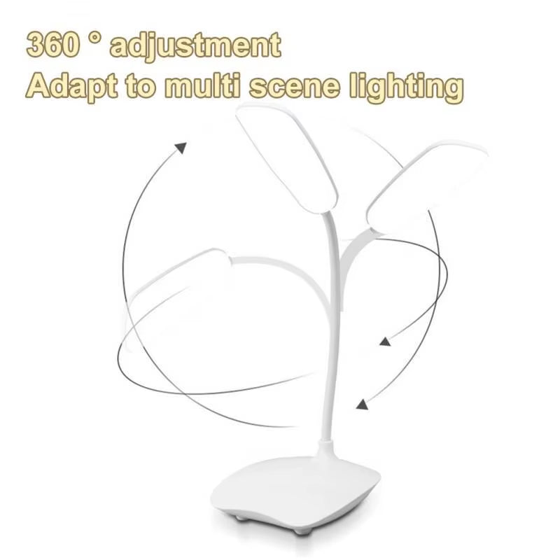 LED Desktop Desk Lamp USB Rechargeable Lighting Eye Protection 