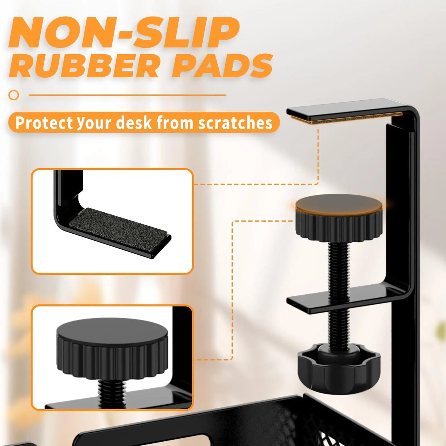 Cable organizer, under-desk tray  (1 unit)