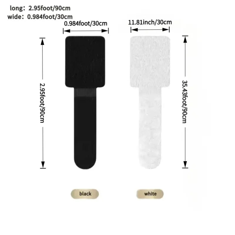 Self-adhesive cable ties, set of 30 