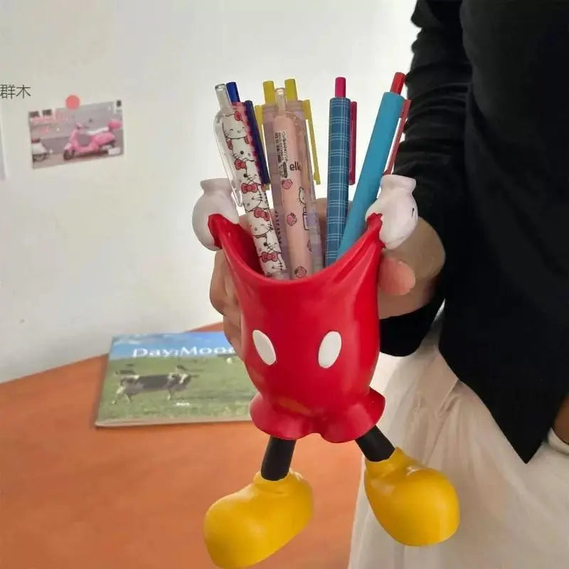 Desk organizer, beauty accessory holder, multifunctional pencil holder, non-slip base
