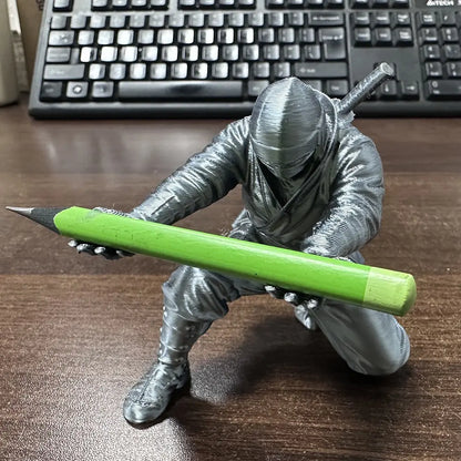 Ninja Desk Pen Holder, Decorative Holder 