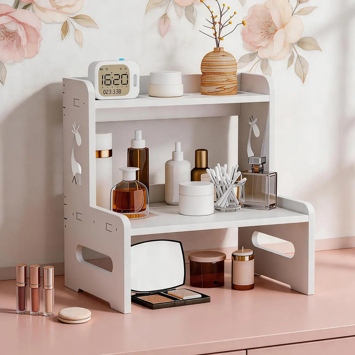 Desk Storage Shelf, Multi-Tier Organizer