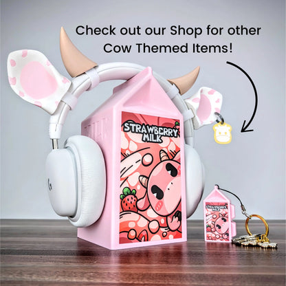 Beamteam3D hearing aid holder shaped like a milk carton 