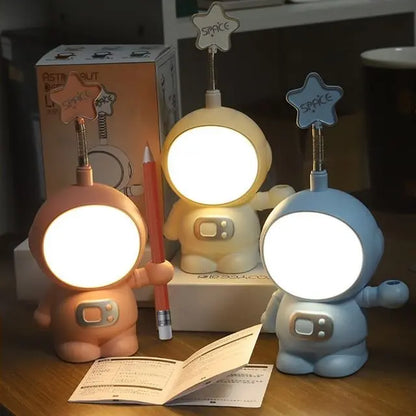 Eliberu Totalsells “Astronaut” LED Desk Lamp, Reading Light for Books, White