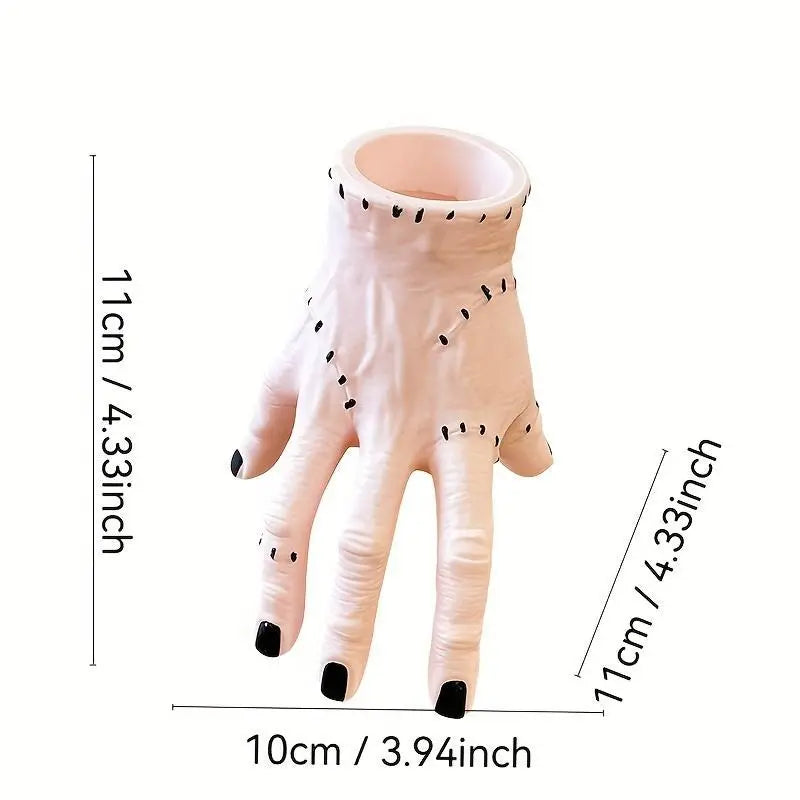 1 unit: original pen holder shaped like Frankenstein's hand
