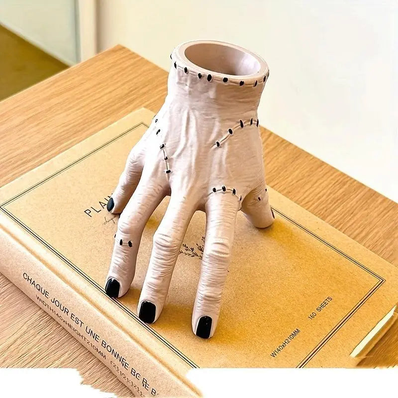 1 unit: original pen holder shaped like Frankenstein's hand