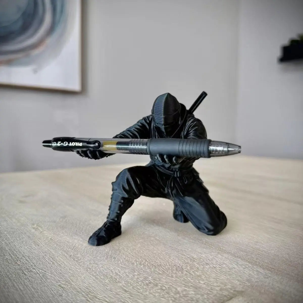 Ninja Desk Pen Holder, Decorative Holder 