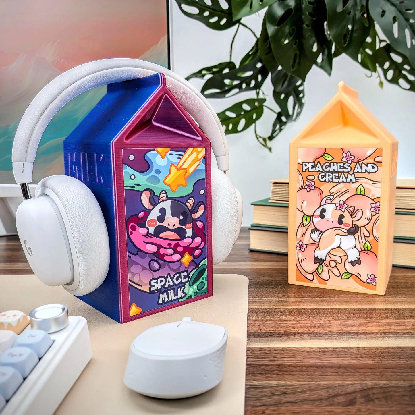 Beamteam3D hearing aid holder shaped like a milk carton 