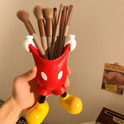 Desk organizer, beauty accessory holder, multifunctional pencil holder, non-slip base