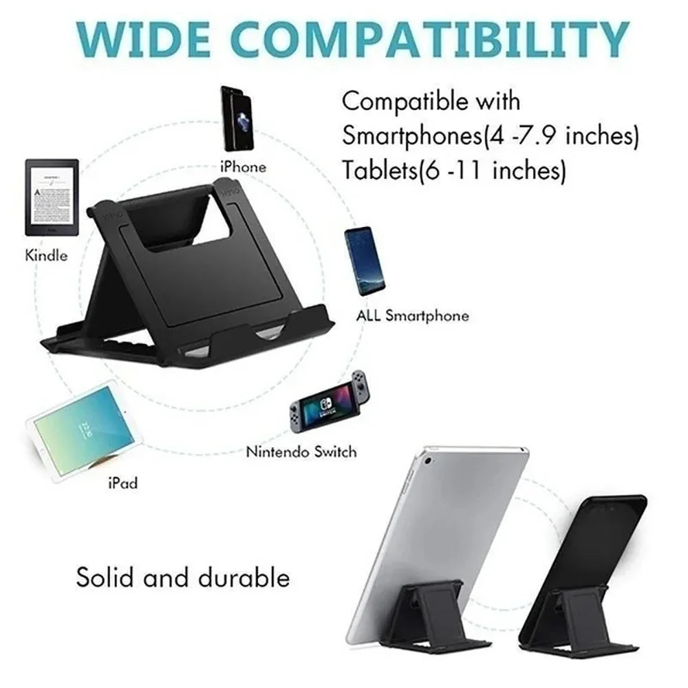 Folding phone and tablet stand 