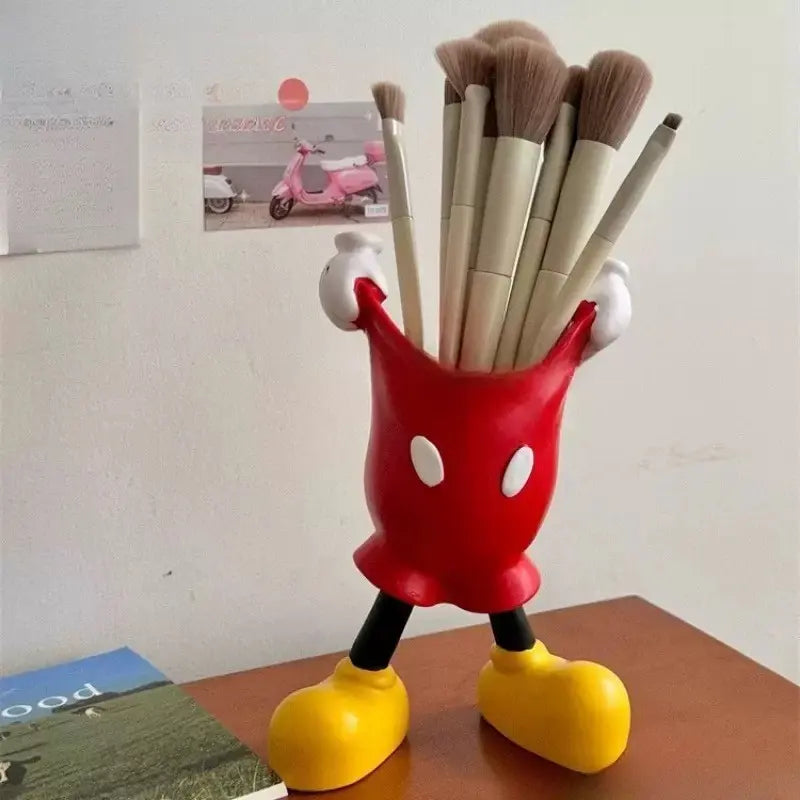 Desk organizer, beauty accessory holder, multifunctional pencil holder, non-slip base