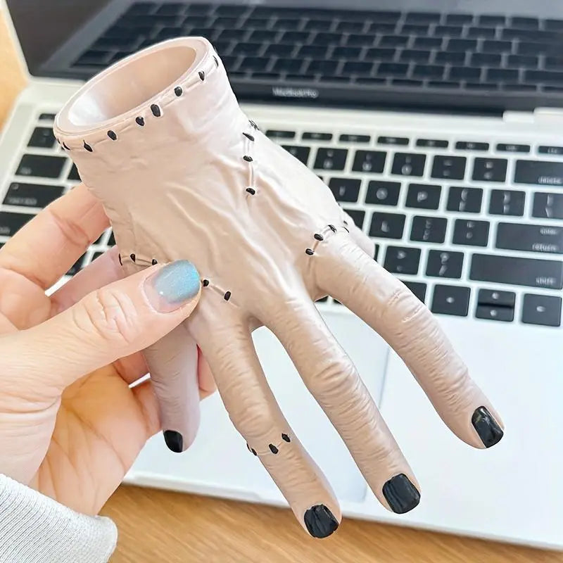 1 unit: original pen holder shaped like Frankenstein's hand