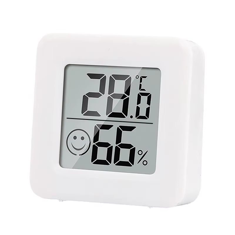 LCD Desktop Alarm Clock Transparent Calendar Weather and Digital Temperature and Humidity Display 