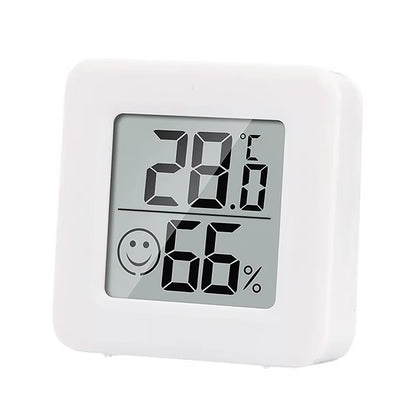 LCD Desktop Alarm Clock Transparent Calendar Weather and Digital Temperature and Humidity Display 